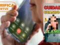 Aprende como saber si una llamada es fraudulenta con Verifica RTVE. Imagen muestra un teléfono y texto de advertencia.