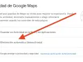 Configuración de Google Maps: la eliminación automática está desactivada. Controla tu historial de localización para desactivar localizacion google.