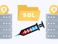 Servidores protegidos y una carpeta SQL amenazados por una inyección SQL.