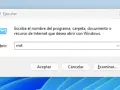 Ventana "Ejecutar" de Windows con "mrt" escrito, listo para iniciar el asistente de **virus removal**.