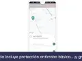 Descargar antivirus gratis para tablet Android en español. La app Anti-Theft muestra un mapa y opciones para localizar tu dispositivo.