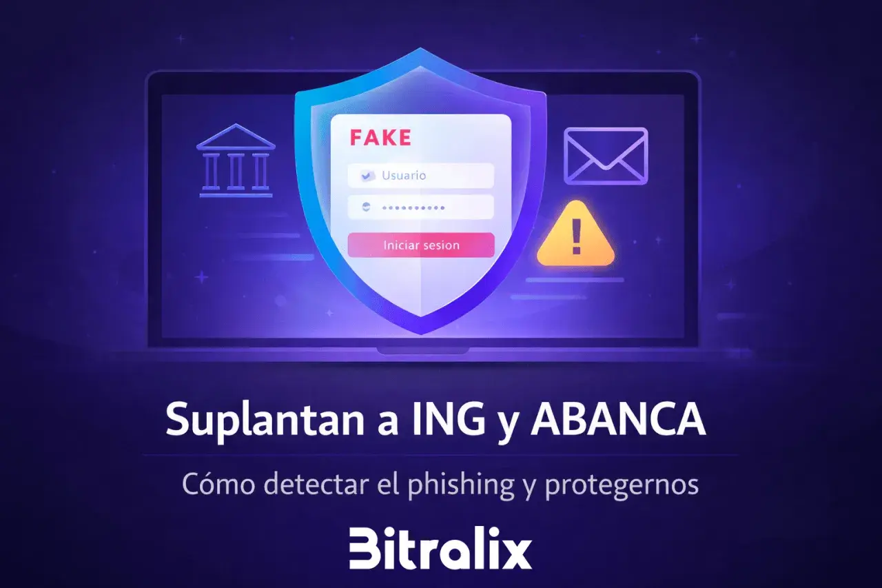 Alerta de phishing: cómo saber si una página es segura. Pantalla de inicio de sesión falsa en un portátil.