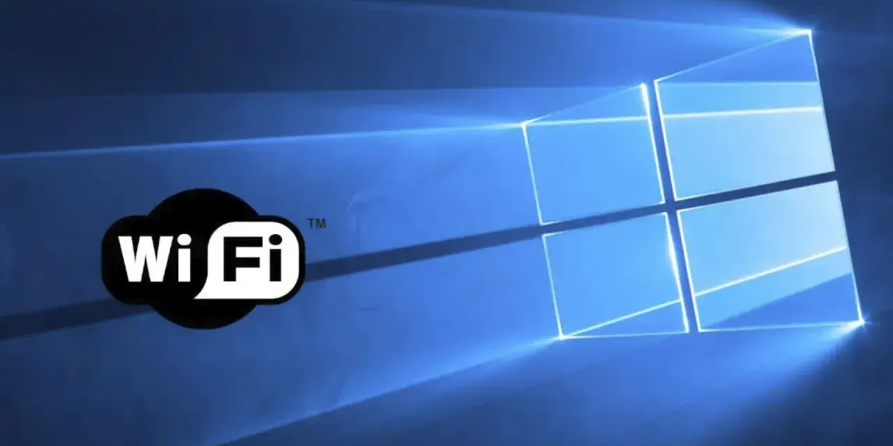 Icono de Wi-Fi sobre fondo azul con logo de Windows. El **dhcp server** asigna IPs para la conexión.