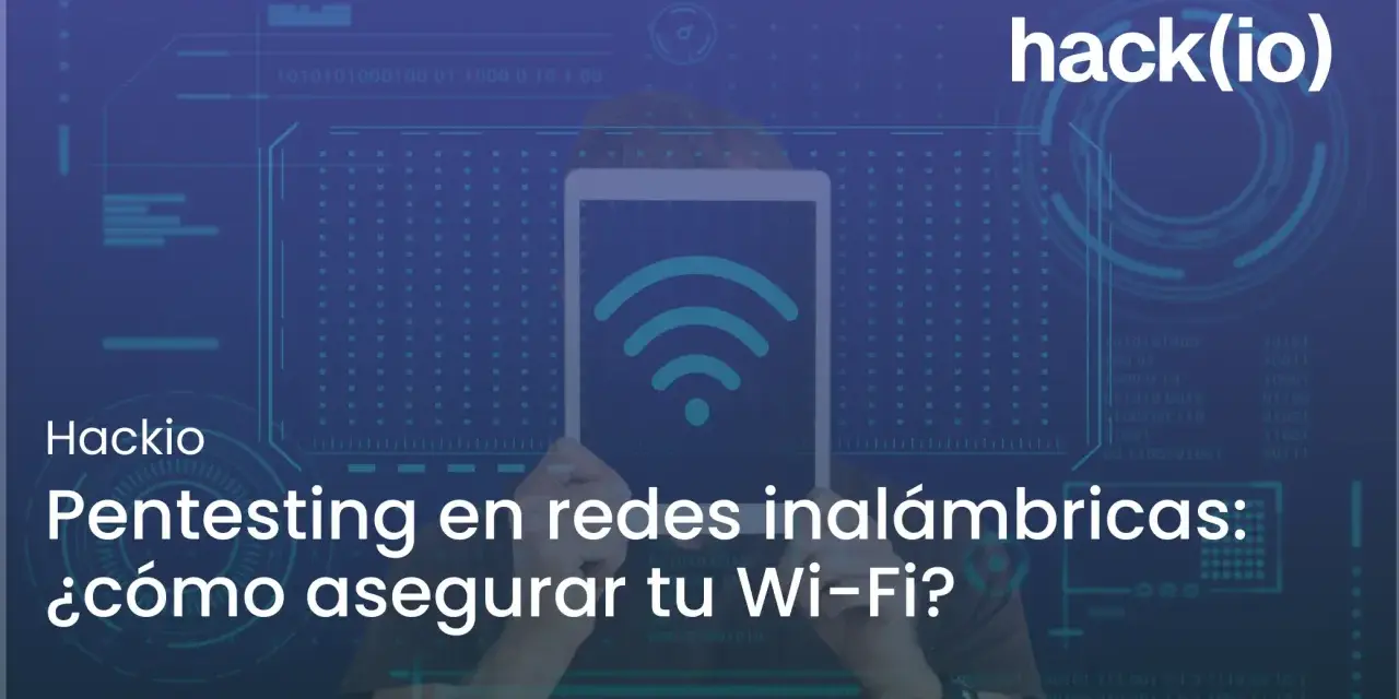 Persona usando tablet con símbolo Wi-Fi, aprendiendo como usar wifislax para pentesting en redes inalámbricas.