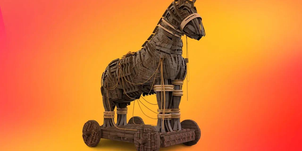 Caballo de madera con ruedas, como el de Troya. Descarga apps con confianza, apkpure es seguro.