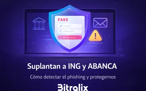 Alerta de phishing: cómo saber si una página es segura. Pantalla de inicio de sesión falsa en un portátil.