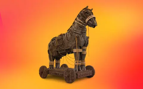 Caballo de madera con ruedas, como el de Troya. Descarga apps con confianza, apkpure es seguro.